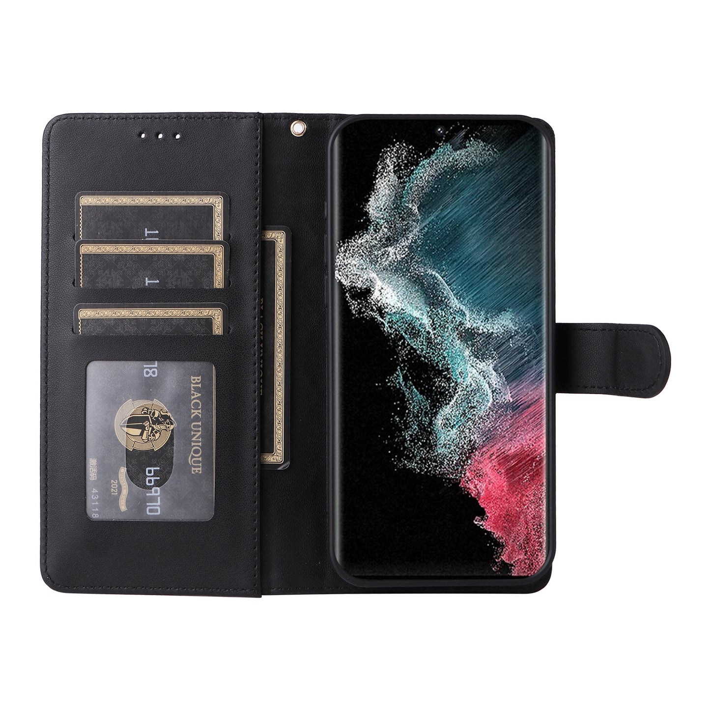 Samsung Galaxy S22 Ultra 5G Diamond Lattice Leather Flip Phone Case - Durable and Convenient Holder with Precision Cutouts