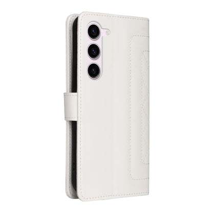 Samsung Galaxy S23 5G Diamond Lattice Leather Flip Phone Case - Durable and Convenient Holder with Precision Cutouts
