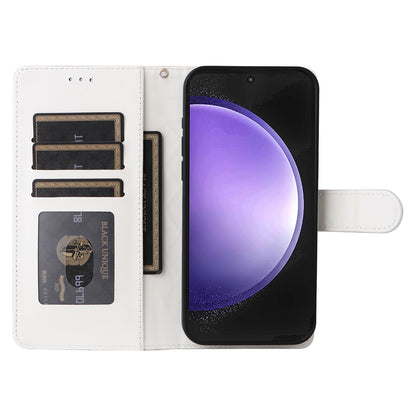 Samsung Galaxy S23 FE 5G Diamond Lattice Leather Flip Phone Case - Durable and Convenient Holder with Precision Cutouts