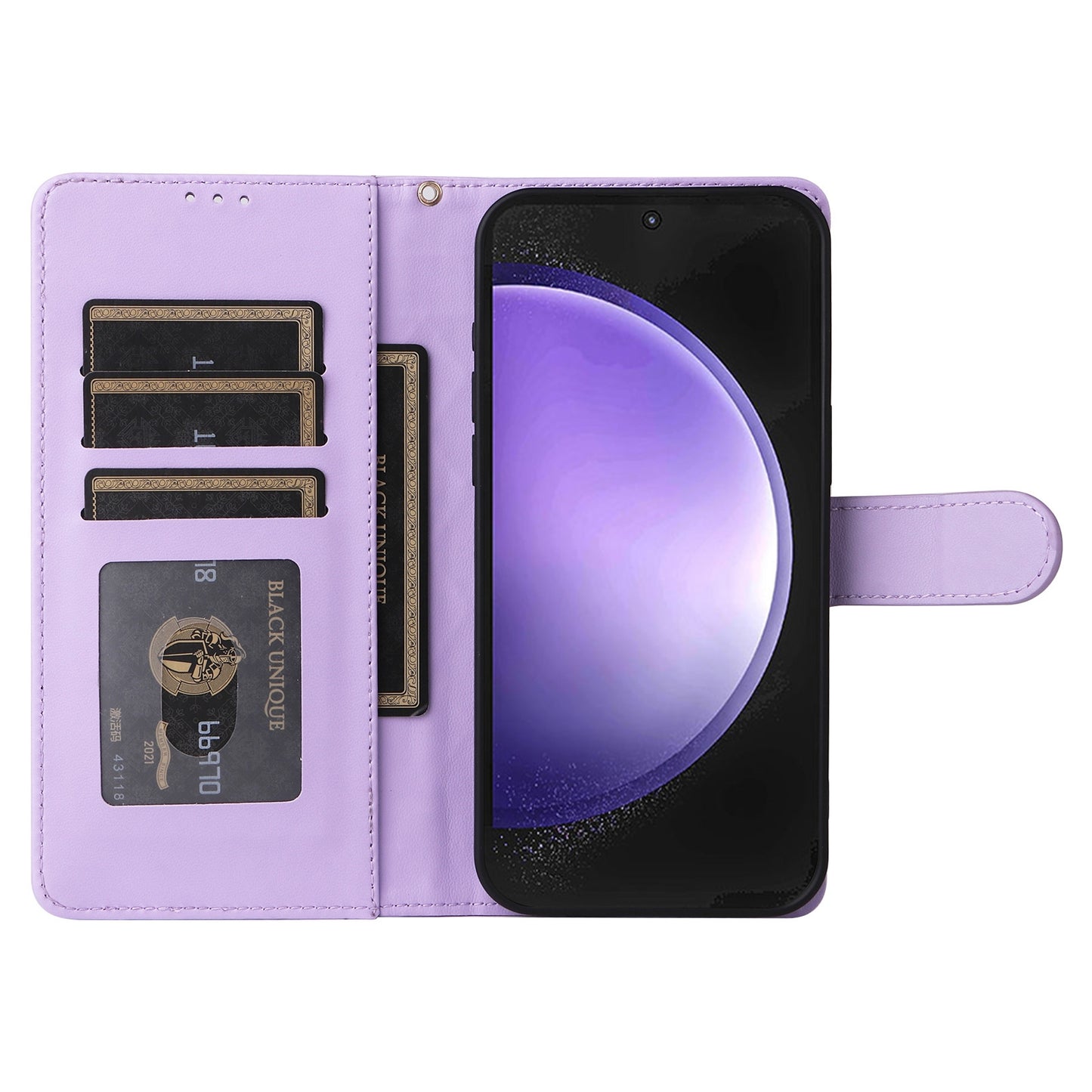 Samsung Galaxy S23 FE 5G Diamond Lattice Leather Flip Phone Case - Durable and Convenient Holder with Precision Cutouts