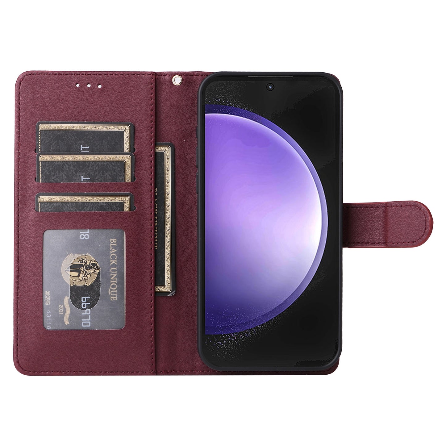 Samsung Galaxy S23 FE 5G Diamond Lattice Leather Flip Phone Case - Durable and Convenient Holder with Precision Cutouts