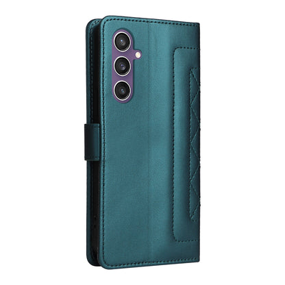 Samsung Galaxy S23 FE 5G Diamond Lattice Leather Flip Phone Case - Durable and Convenient Holder with Precision Cutouts