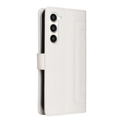 Samsung Galaxy S23+ 5G Diamond Lattice Leather Flip Phone Case - Durable and Convenient Holder with Precision Cutouts