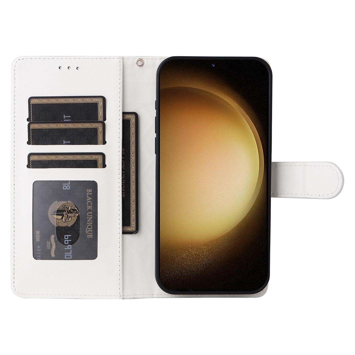 Samsung Galaxy S23+ 5G Diamond Lattice Leather Flip Phone Case - Durable and Convenient Holder with Precision Cutouts