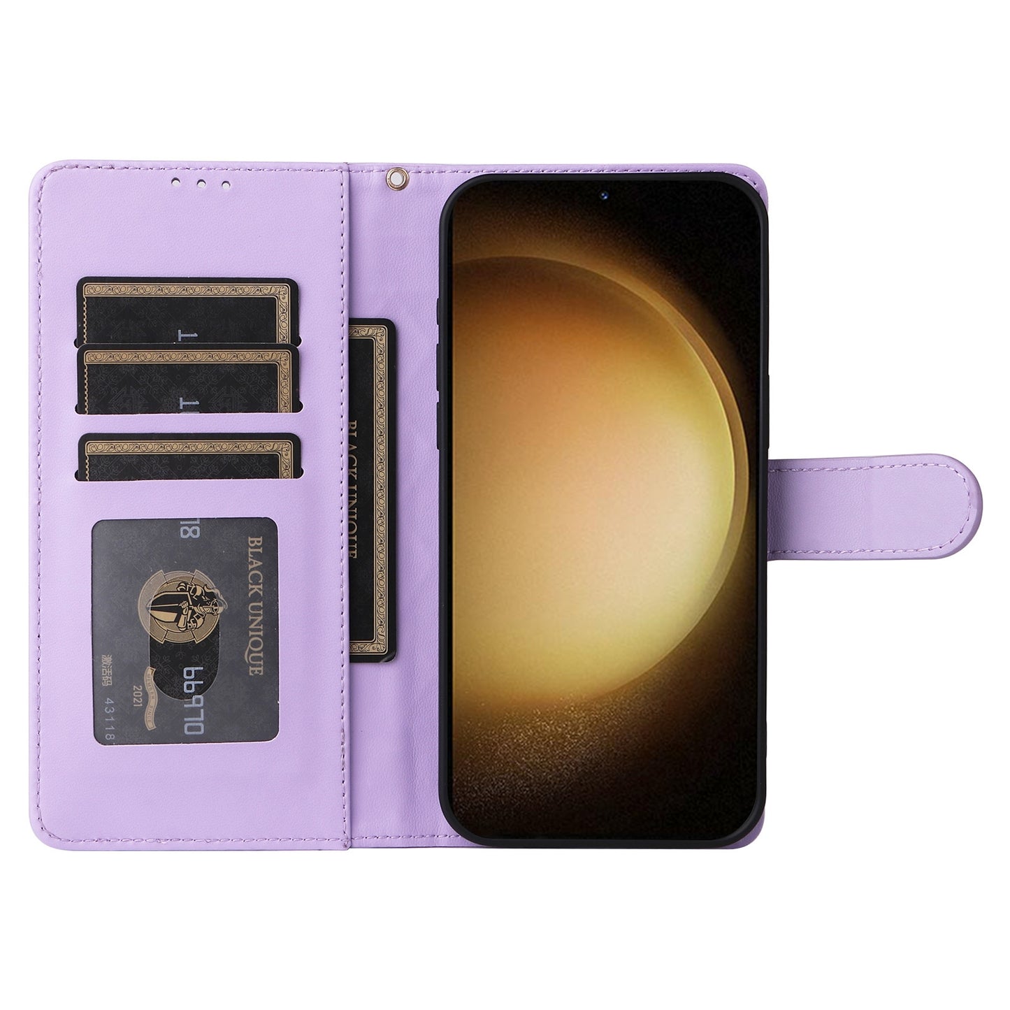 Samsung Galaxy S23+ 5G Diamond Lattice Leather Flip Phone Case - Durable and Convenient Holder with Precision Cutouts