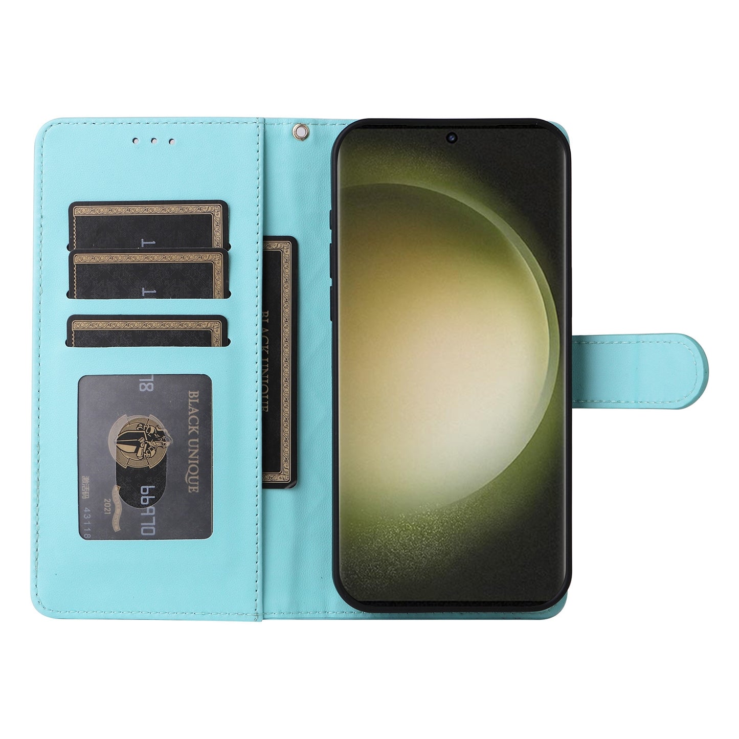 Samsung Galaxy S23 Ultra 5G Diamond Lattice Leather Flip Phone Case - Durable and Convenient Holder with Precision Cutouts