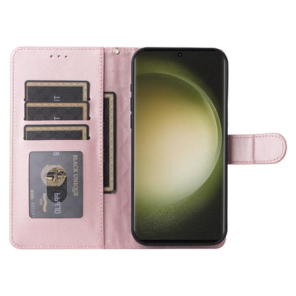 Samsung Galaxy S23 Ultra 5G Diamond Lattice Leather Flip Phone Case - Durable and Convenient Holder with Precision Cutouts