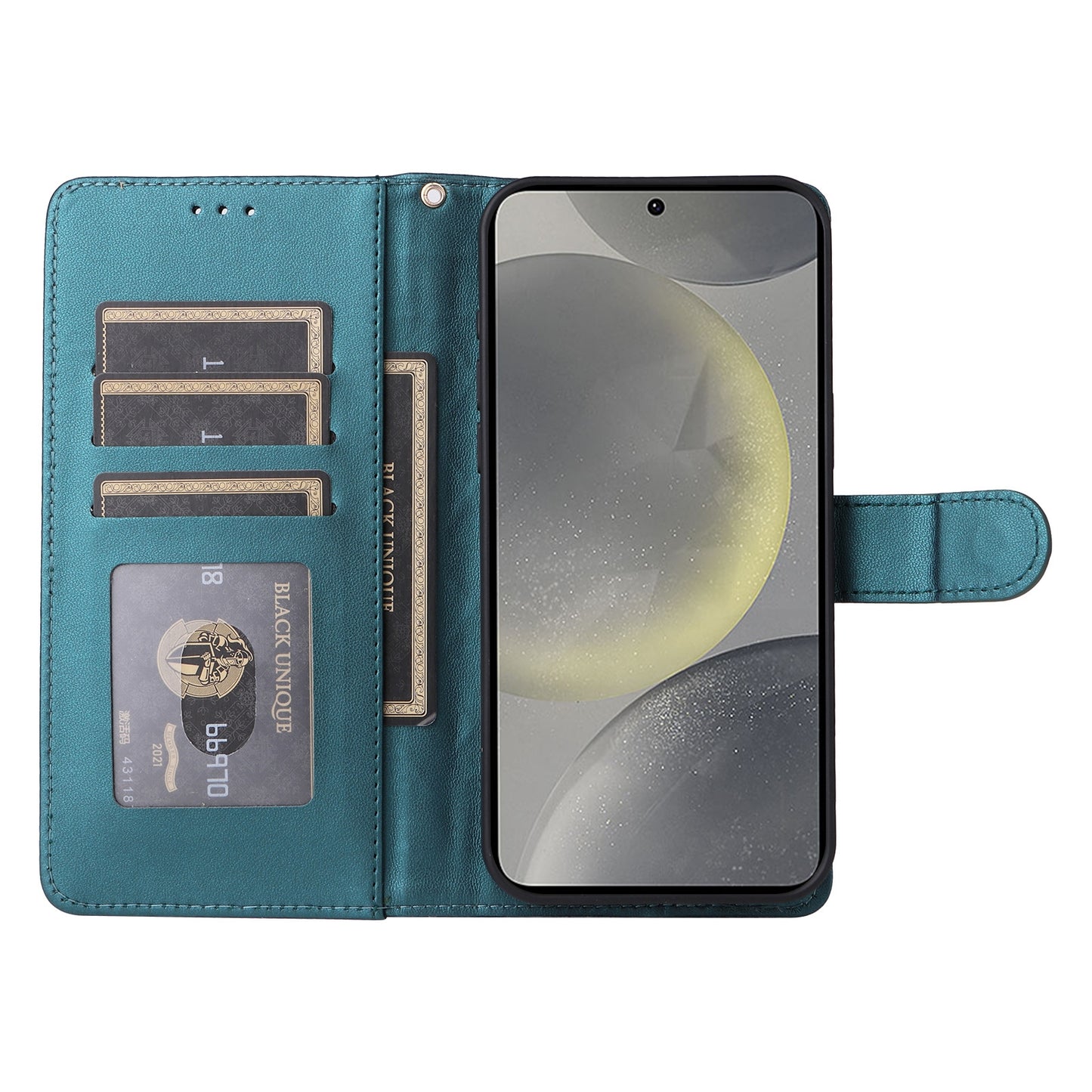 Samsung Galaxy S24 5G Diamond Lattice Leather Flip Phone Case - Durable and Convenient Holder with Precision Cutouts