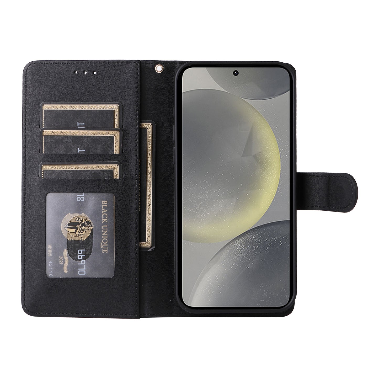 Samsung Galaxy S24+ 5G Diamond Lattice Leather Flip Phone Case - Durable and Convenient Holder with Precision Cutouts