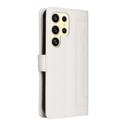Samsung Galaxy S24 Ultra 5G Diamond Lattice Leather Flip Phone Case - Durable and Convenient Holder with Precision Cutouts