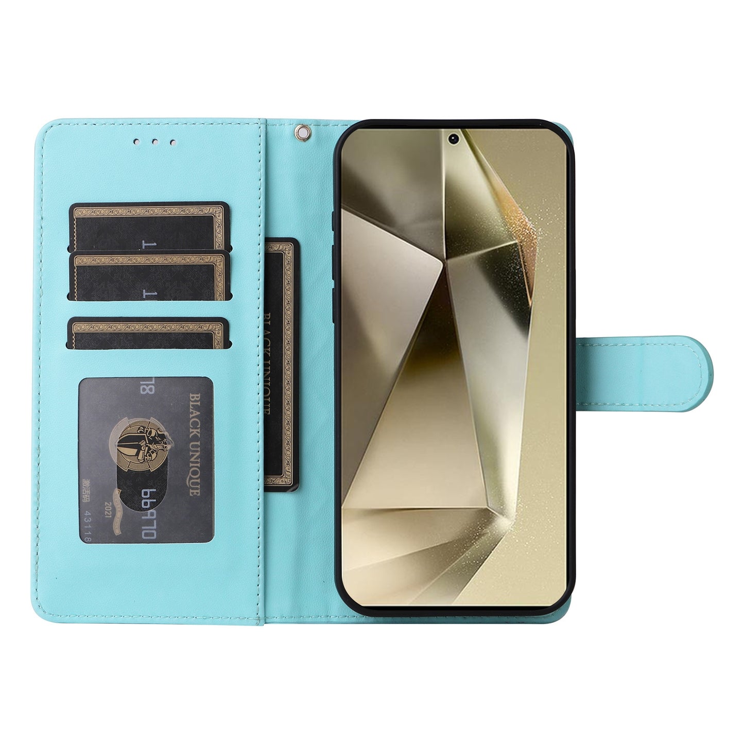 Samsung Galaxy S24 Ultra 5G Diamond Lattice Leather Flip Phone Case - Durable and Convenient Holder with Precision Cutouts