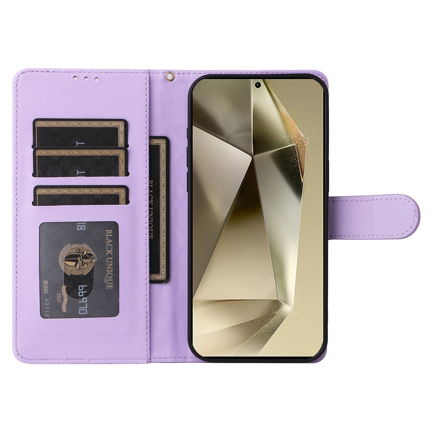 Samsung Galaxy S24 Ultra 5G Diamond Lattice Leather Flip Phone Case - Durable and Convenient Holder with Precision Cutouts