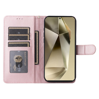 Samsung Galaxy S24 Ultra 5G Diamond Lattice Leather Flip Phone Case - Durable and Convenient Holder with Precision Cutouts