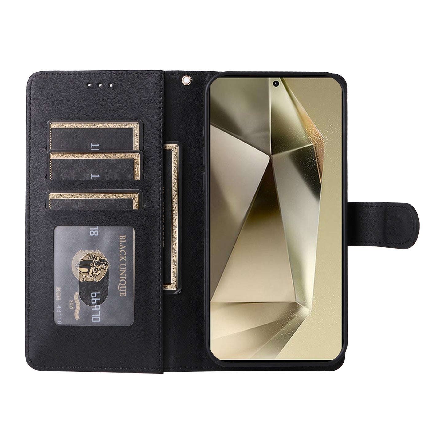 Samsung Galaxy S24 Ultra 5G Diamond Lattice Leather Flip Phone Case - Durable and Convenient Holder with Precision Cutouts