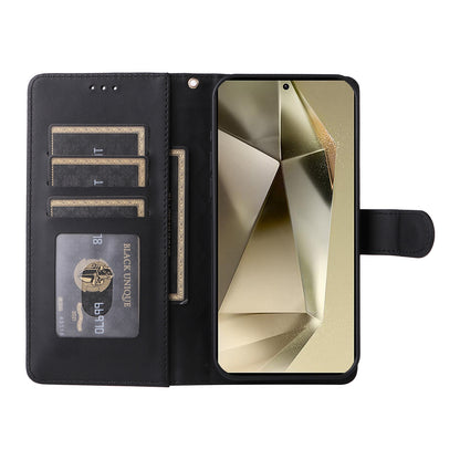 Samsung Galaxy S24 Ultra 5G Diamond Lattice Leather Flip Phone Case - Durable and Convenient Holder with Precision Cutouts