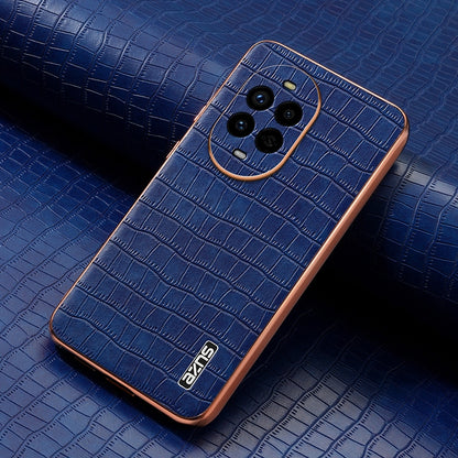 Huawei nova 13 Pro Luxury Case - Electroplated Frame, Crocodile Texture Leather, Full Coverage Protection, Anti-Fingerprint & Shockproof