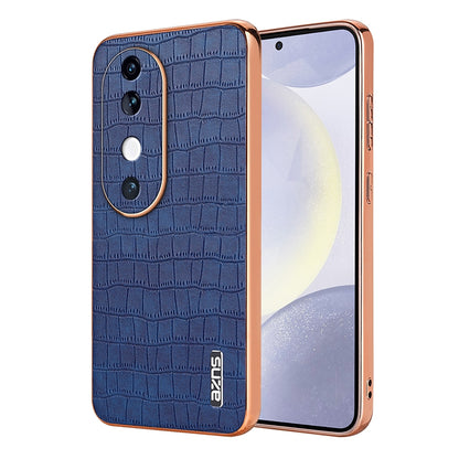 vivo S19 Luxury Case - Electroplated Frame, Crocodile Texture Leather, Full Coverage Protection, Anti-Fingerprint & Shockproof