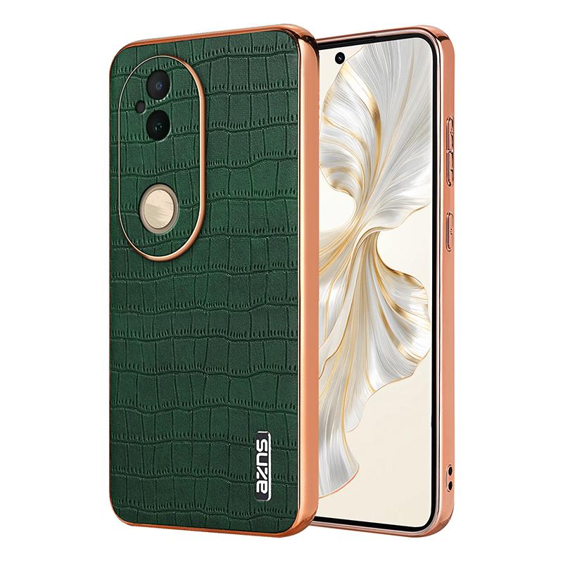 vivo S20 Luxury Case - Electroplated Frame, Crocodile Texture Leather, Full Coverage Protection, Anti-Fingerprint & Shockproof