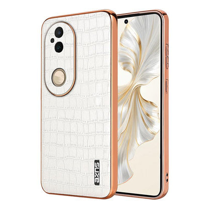 vivo S20 Luxury Case - Electroplated Frame, Crocodile Texture Leather, Full Coverage Protection, Anti-Fingerprint & Shockproof