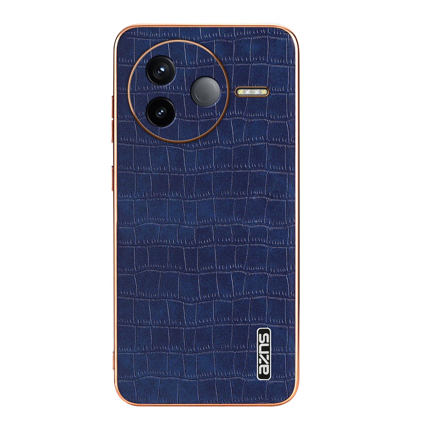 Redmi K80 Luxury Case - Electroplated Frame, Crocodile Texture Leather, Full Coverage Protection, Anti-Fingerprint & Shockproof