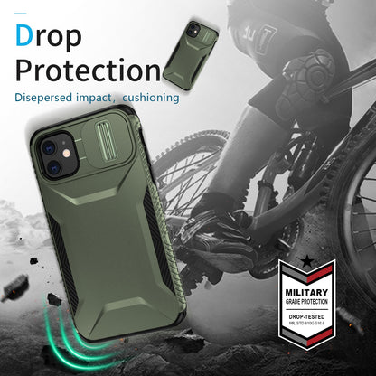 iPhone 11 Phone Case with Sliding Camshield | Military-Grade TPU & PC Protective Anti-Scratch Anti-Skid Cover, Durable Shockproof Design
