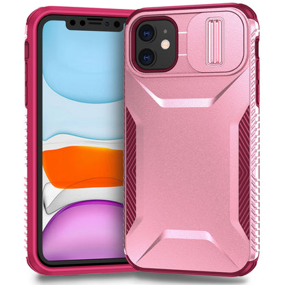 iPhone 11 Phone Case with Sliding Camshield | Military-Grade TPU & PC Protective Anti-Scratch Anti-Skid Cover, Durable Shockproof Design