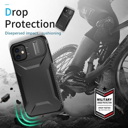 iPhone 11 Phone Case with Sliding Camshield | Military-Grade TPU & PC Protective Anti-Scratch Anti-Skid Cover, Durable Shockproof Design