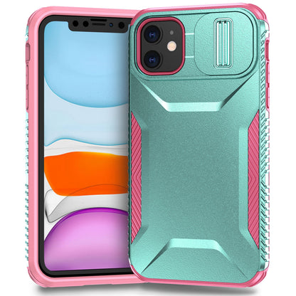 iPhone 11 Phone Case with Sliding Camshield | Military-Grade TPU & PC Protective Anti-Scratch Anti-Skid Cover, Durable Shockproof Design