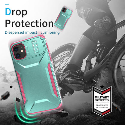 iPhone 11 Phone Case with Sliding Camshield | Military-Grade TPU & PC Protective Anti-Scratch Anti-Skid Cover, Durable Shockproof Design