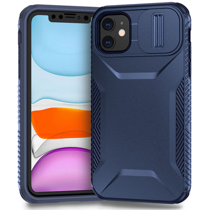 iPhone 11 Phone Case with Sliding Camshield | Military-Grade TPU & PC Protective Anti-Scratch Anti-Skid Cover, Durable Shockproof Design