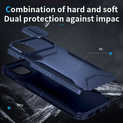 iPhone 11 Phone Case with Sliding Camshield | Military-Grade TPU & PC Protective Anti-Scratch Anti-Skid Cover, Durable Shockproof Design
