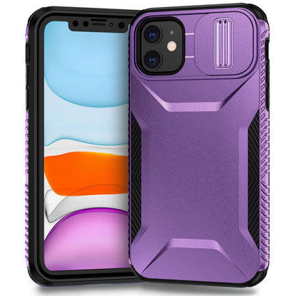 iPhone 11 Phone Case with Sliding Camshield | Military-Grade TPU & PC Protective Anti-Scratch Anti-Skid Cover, Durable Shockproof Design