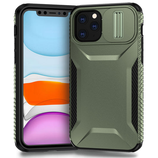 iPhone 11 Pro Phone Case with Sliding Camshield | Military-Grade TPU & PC Protective Anti-Scratch Anti-Skid Cover, Durable Shockproof Design