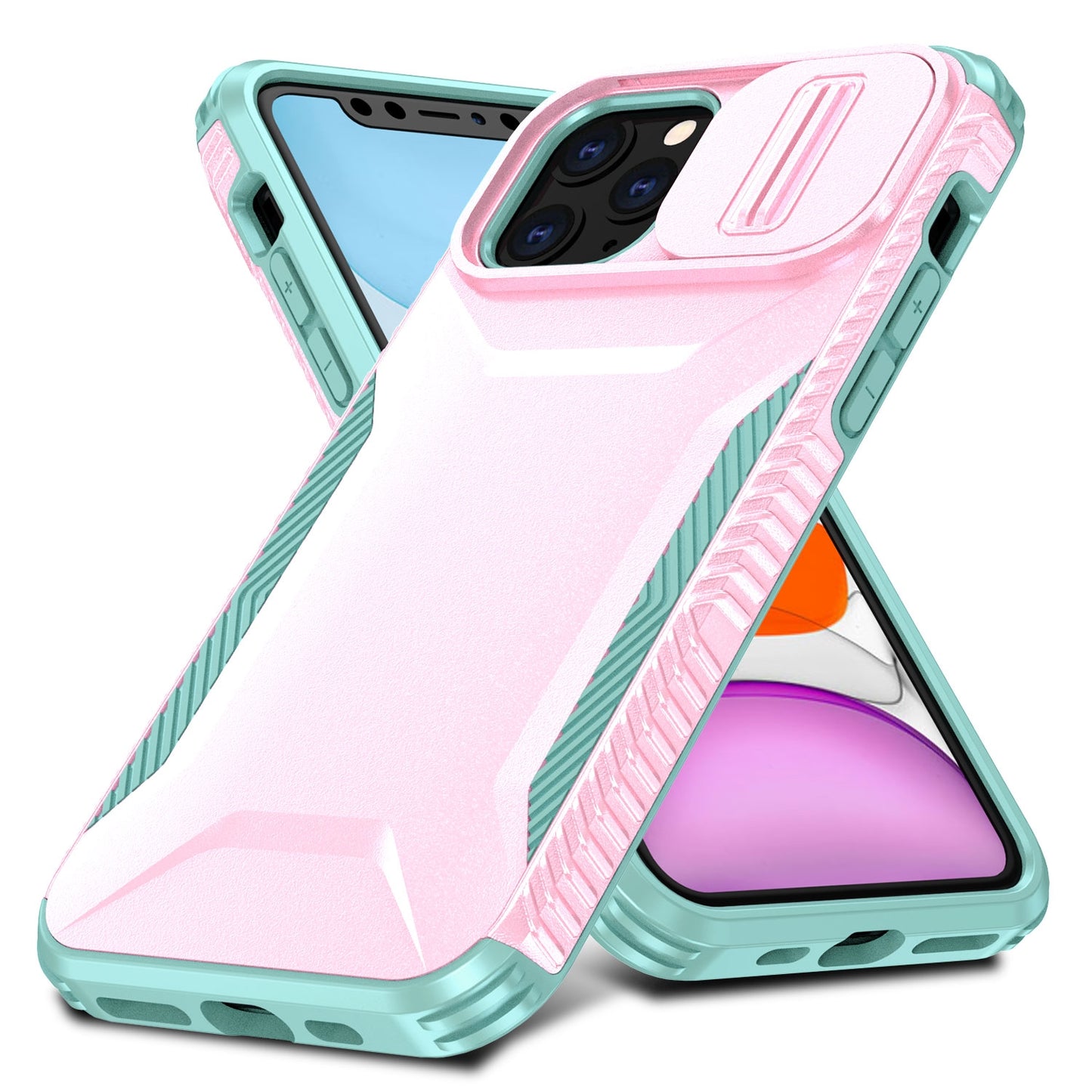 iPhone 11 Pro Phone Case with Sliding Camshield | Military-Grade TPU & PC Protective Anti-Scratch Anti-Skid Cover, Durable Shockproof Design