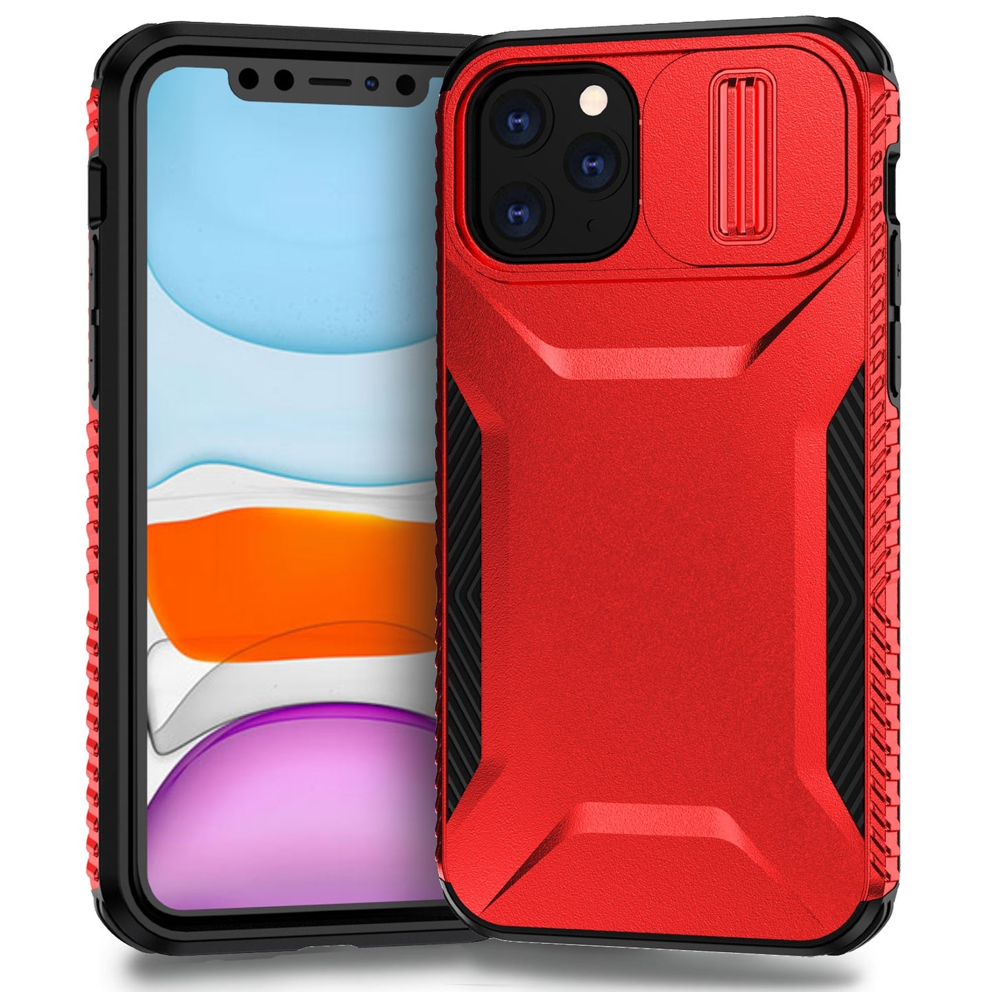 iPhone 11 Pro Phone Case with Sliding Camshield | Military-Grade TPU & PC Protective Anti-Scratch Anti-Skid Cover, Durable Shockproof Design