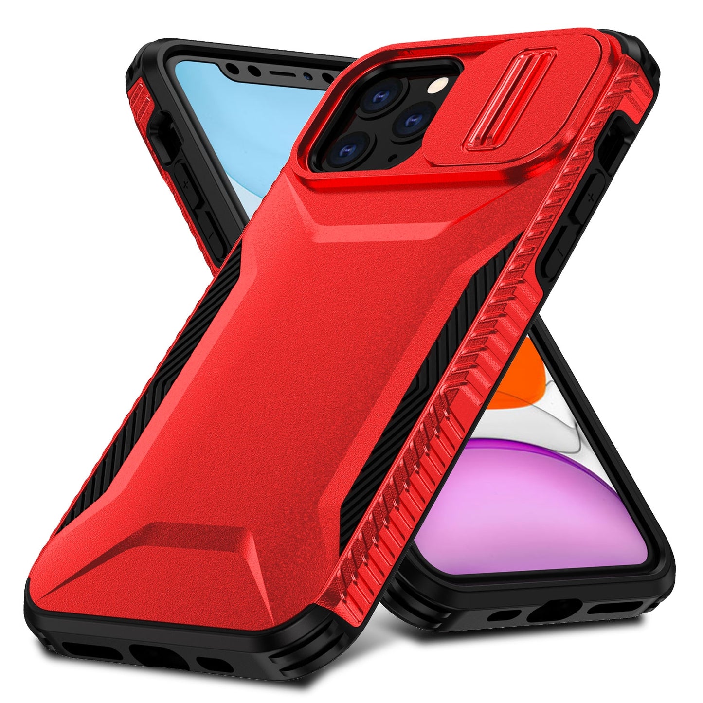 iPhone 11 Pro Phone Case with Sliding Camshield | Military-Grade TPU & PC Protective Anti-Scratch Anti-Skid Cover, Durable Shockproof Design