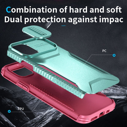 iPhone 11 Pro Phone Case with Sliding Camshield | Military-Grade TPU & PC Protective Anti-Scratch Anti-Skid Cover, Durable Shockproof Design