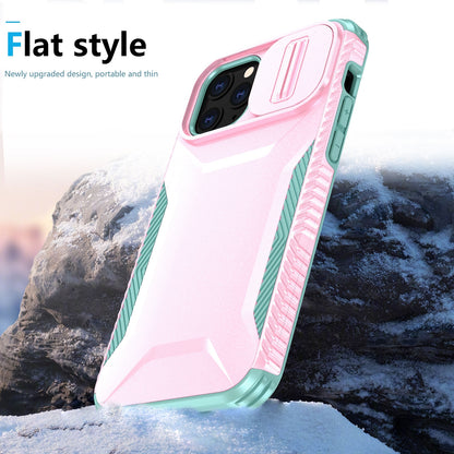 iPhone 11 Pro Max Phone Case with Sliding Camshield | Military-Grade TPU & PC Protective Anti-Scratch Anti-Skid Cover, Durable Shockproof Design