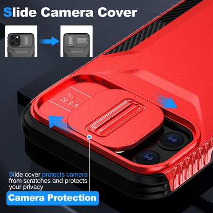 iPhone 11 Pro Max Phone Case with Sliding Camshield | Military-Grade TPU & PC Protective Anti-Scratch Anti-Skid Cover, Durable Shockproof Design