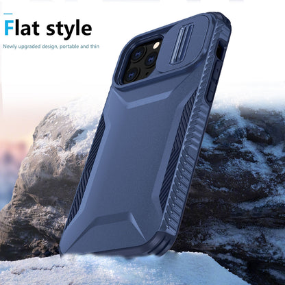 iPhone 11 Pro Max Phone Case with Sliding Camshield | Military-Grade TPU & PC Protective Anti-Scratch Anti-Skid Cover, Durable Shockproof Design