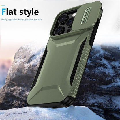 iPhone 14 Pro Phone Case with Sliding Camshield | Military-Grade TPU & PC Protective Anti-Scratch Anti-Skid Cover, Durable Shockproof Design
