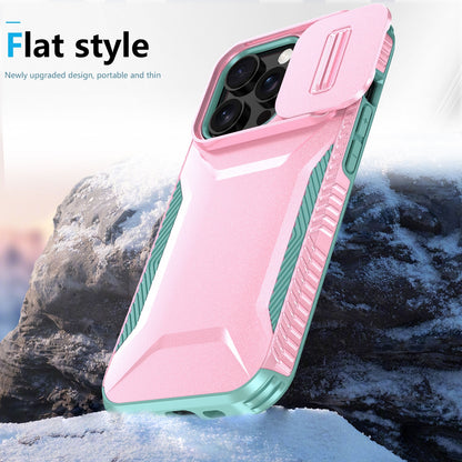 iPhone 14 Pro Phone Case with Sliding Camshield | Military-Grade TPU & PC Protective Anti-Scratch Anti-Skid Cover, Durable Shockproof Design