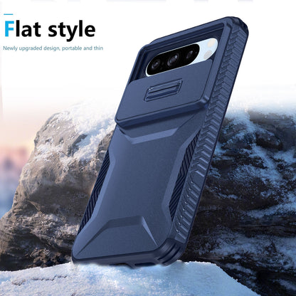 Google Pixel 8 Pro Phone Case with Sliding Camshield | Military-Grade TPU & PC Protective Anti-Scratch Anti-Skid Cover, Durable Shockproof Design