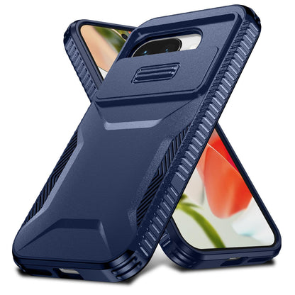 Google Pixel 9a Phone Case with Sliding Camshield | Military-Grade TPU & PC Protective Anti-Scratch Anti-Skid Cover, Durable Shockproof Design