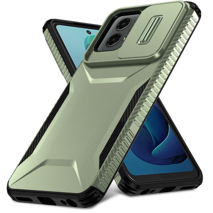 Motorola Moto G 5G 2024 Phone Case with Sliding Camshield | Military-Grade TPU & PC Protective Anti-Scratch Anti-Skid Cover, Durable Shockproof Design