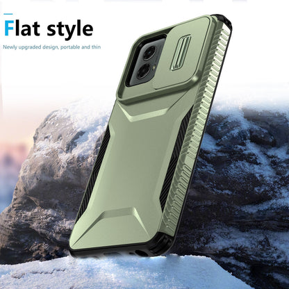Motorola Moto G 5G 2024 Phone Case with Sliding Camshield | Military-Grade TPU & PC Protective Anti-Scratch Anti-Skid Cover, Durable Shockproof Design