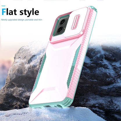Motorola Moto G 5G 2024 Phone Case with Sliding Camshield | Military-Grade TPU & PC Protective Anti-Scratch Anti-Skid Cover, Durable Shockproof Design