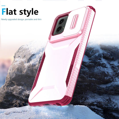 Motorola Moto G 5G 2024 Phone Case with Sliding Camshield | Military-Grade TPU & PC Protective Anti-Scratch Anti-Skid Cover, Durable Shockproof Design