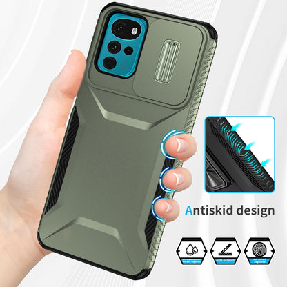 Motorola Moto G22 2024 Phone Case with Sliding Camshield | Military-Grade TPU & PC Protective Anti-Scratch Anti-Skid Cover, Durable Shockproof Design