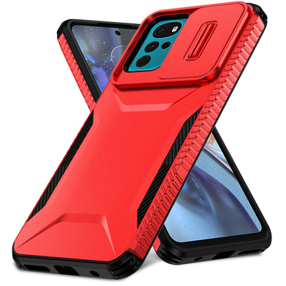 Motorola Moto G22 2024 Phone Case with Sliding Camshield | Military-Grade TPU & PC Protective Anti-Scratch Anti-Skid Cover, Durable Shockproof Design